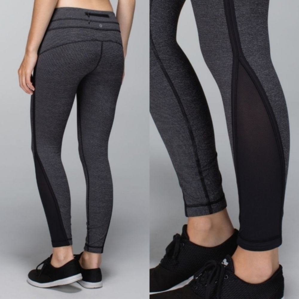 EUC Lululemon Run: Pace Tight wee stripe size 6